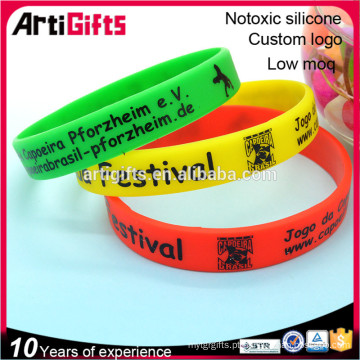 New style fashion silicone festival bracelets for promotion